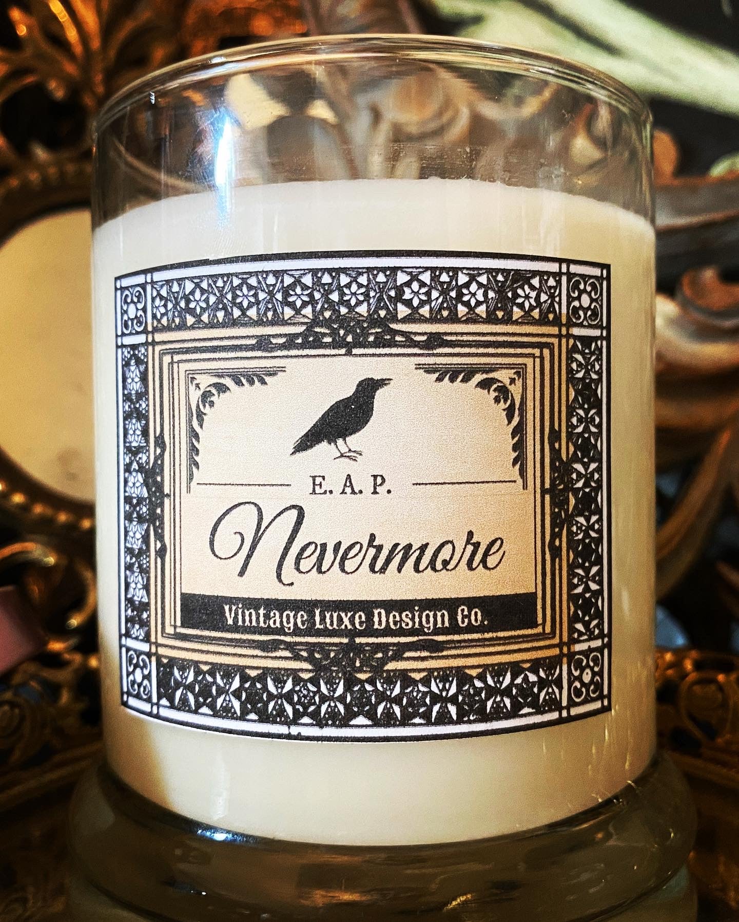 Edgar Allan Poe Nevermore 10 Oz. Luxury Soy Wax Candle