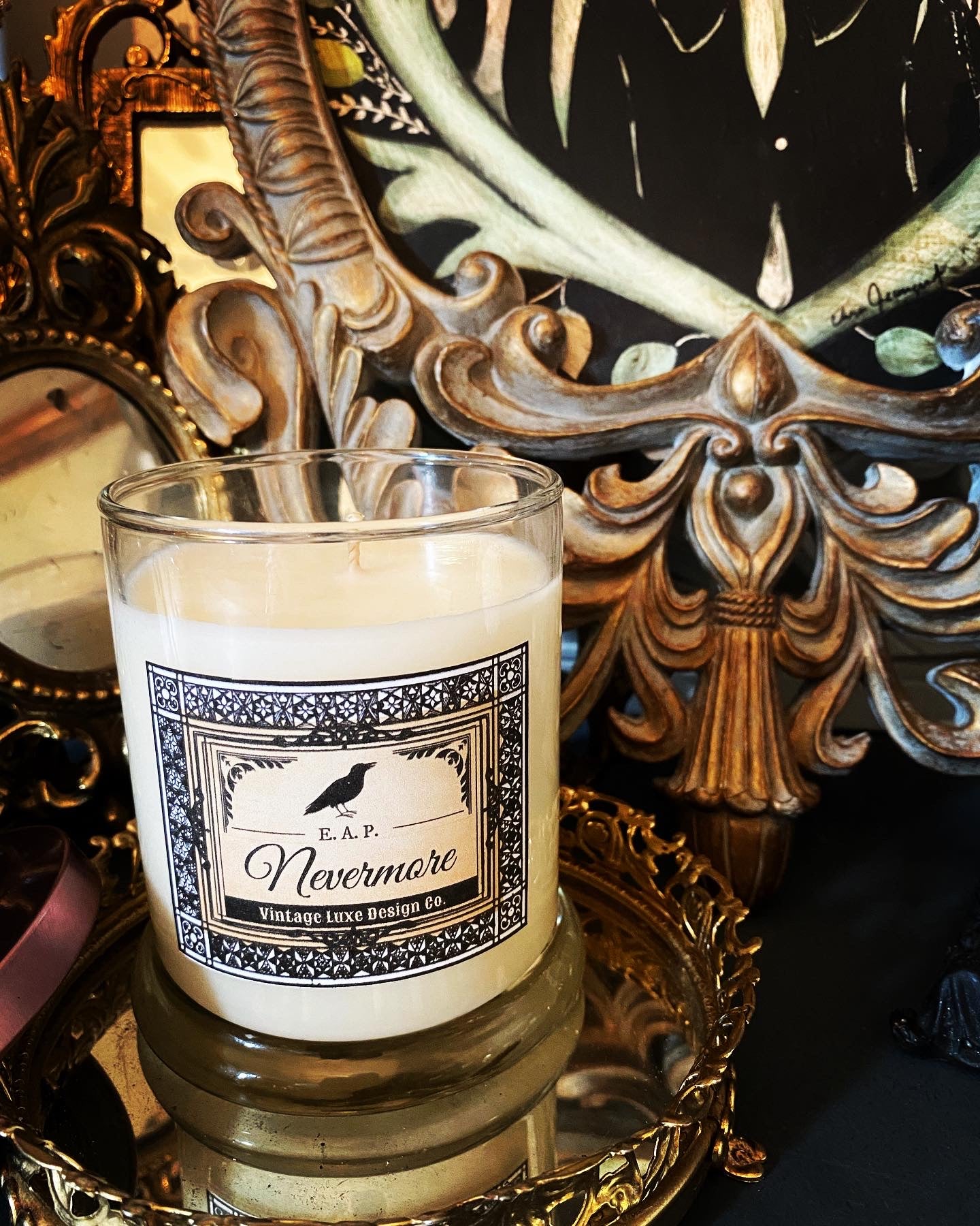 Edgar Allan Poe Nevermore 10 Oz. Luxury Soy Wax Candle