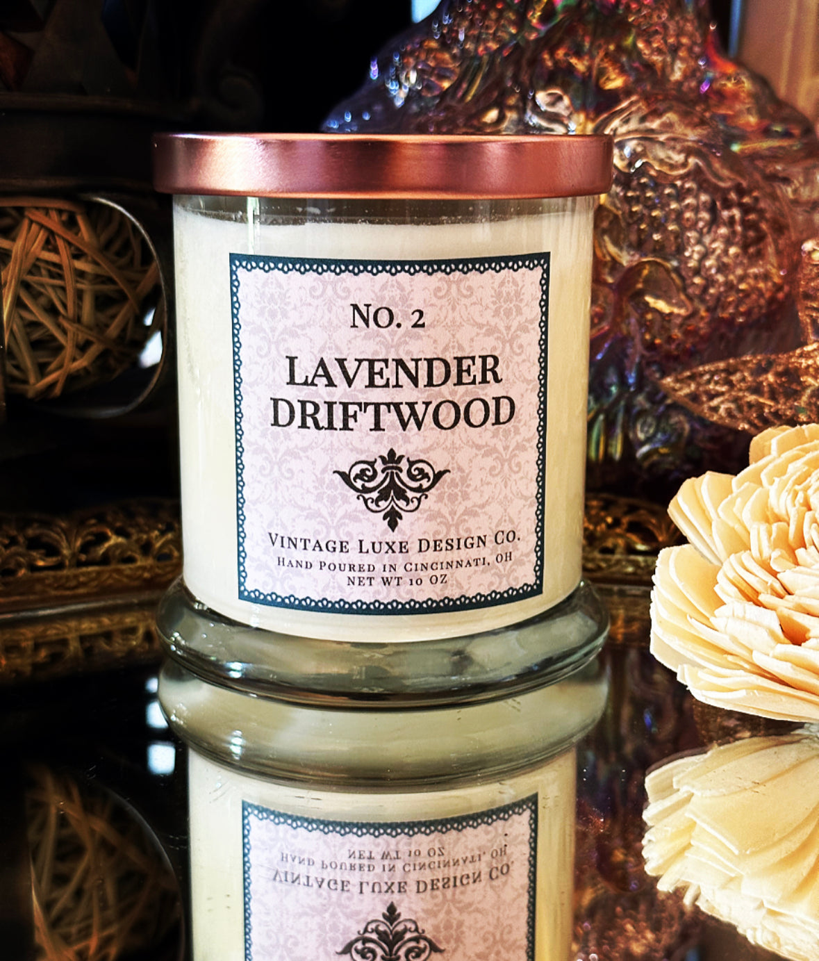 Lavender Driftwood 10 Oz. Spa Luxe Soy Wax Candle