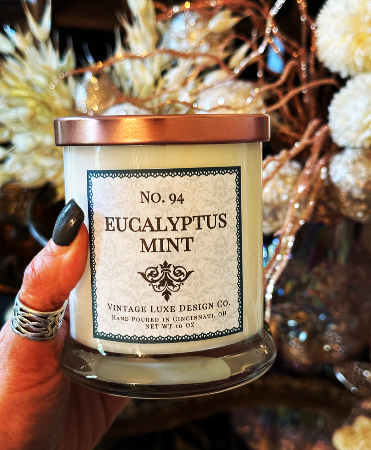Eucalyptus Mint 10 Oz. Spa Luxe Soy Wax Candle