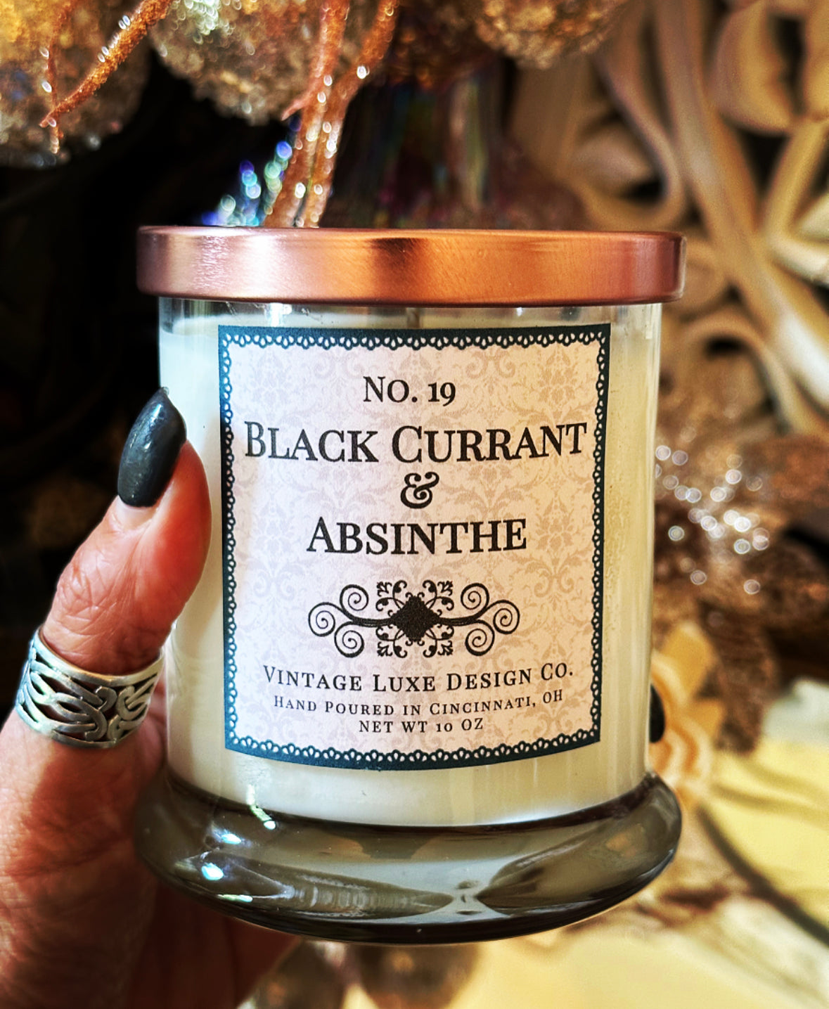 Black Currant & Absinthe 10 Oz. Soy Wax Candle