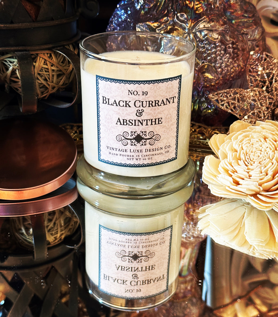 Black Currant & Absinthe 10 Oz. Soy Wax Candle