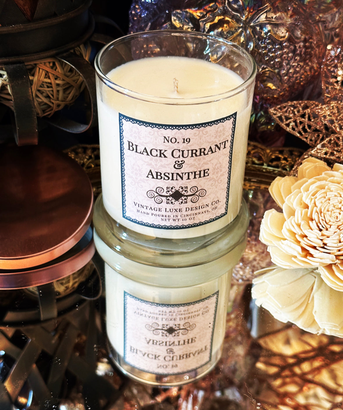 Black Currant & Absinthe 10 Oz. Soy Wax Candle