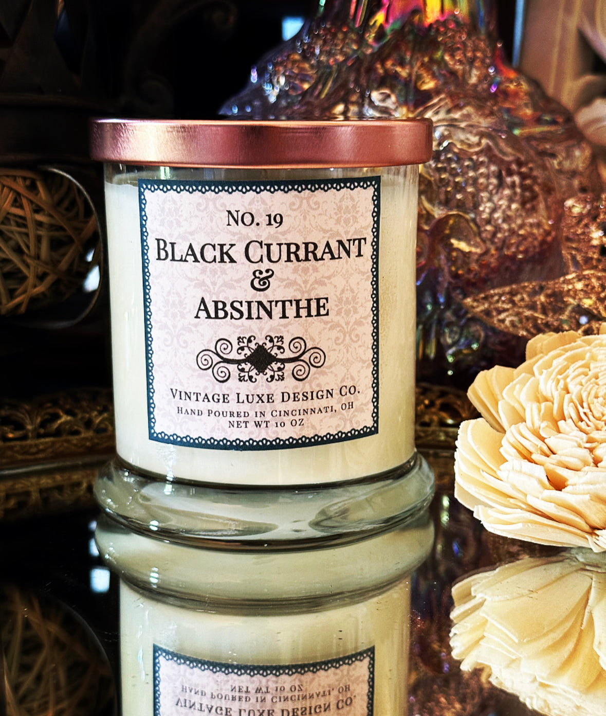 Black Currant & Absinthe 10 Oz. Soy Wax Candle