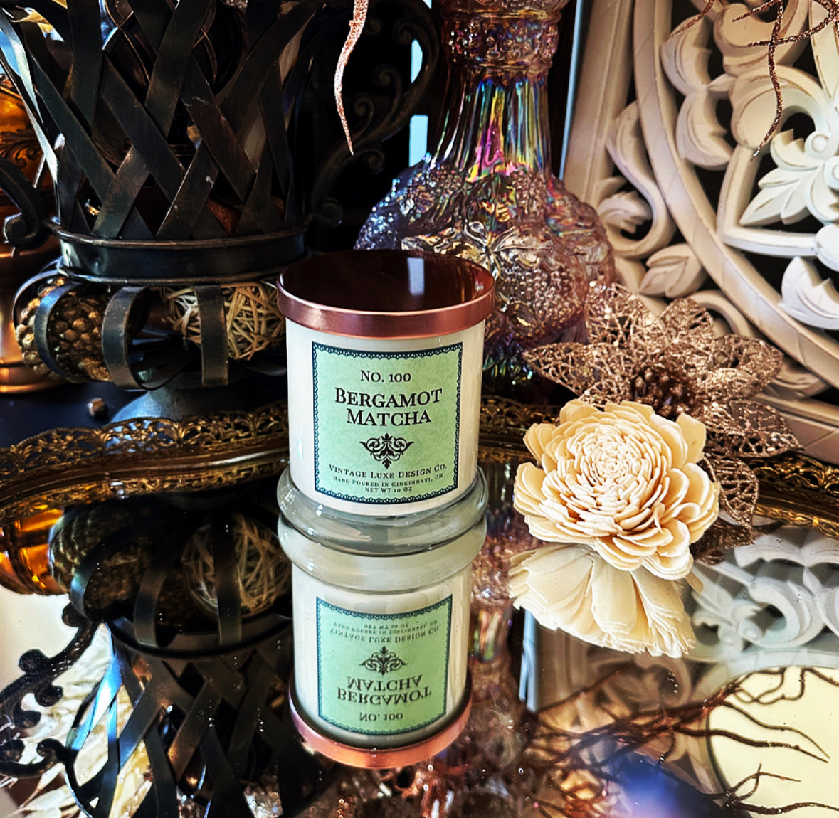Bergamot Matcha 10 Oz. Spa Luxe Soy Wax Candle