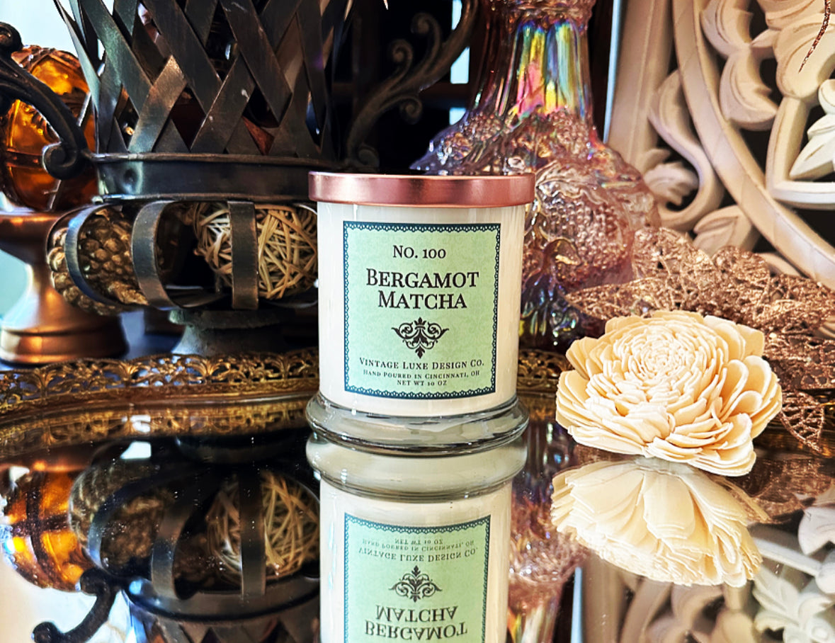 Bergamot Matcha 10 Oz. Spa Luxe Soy Wax Candle