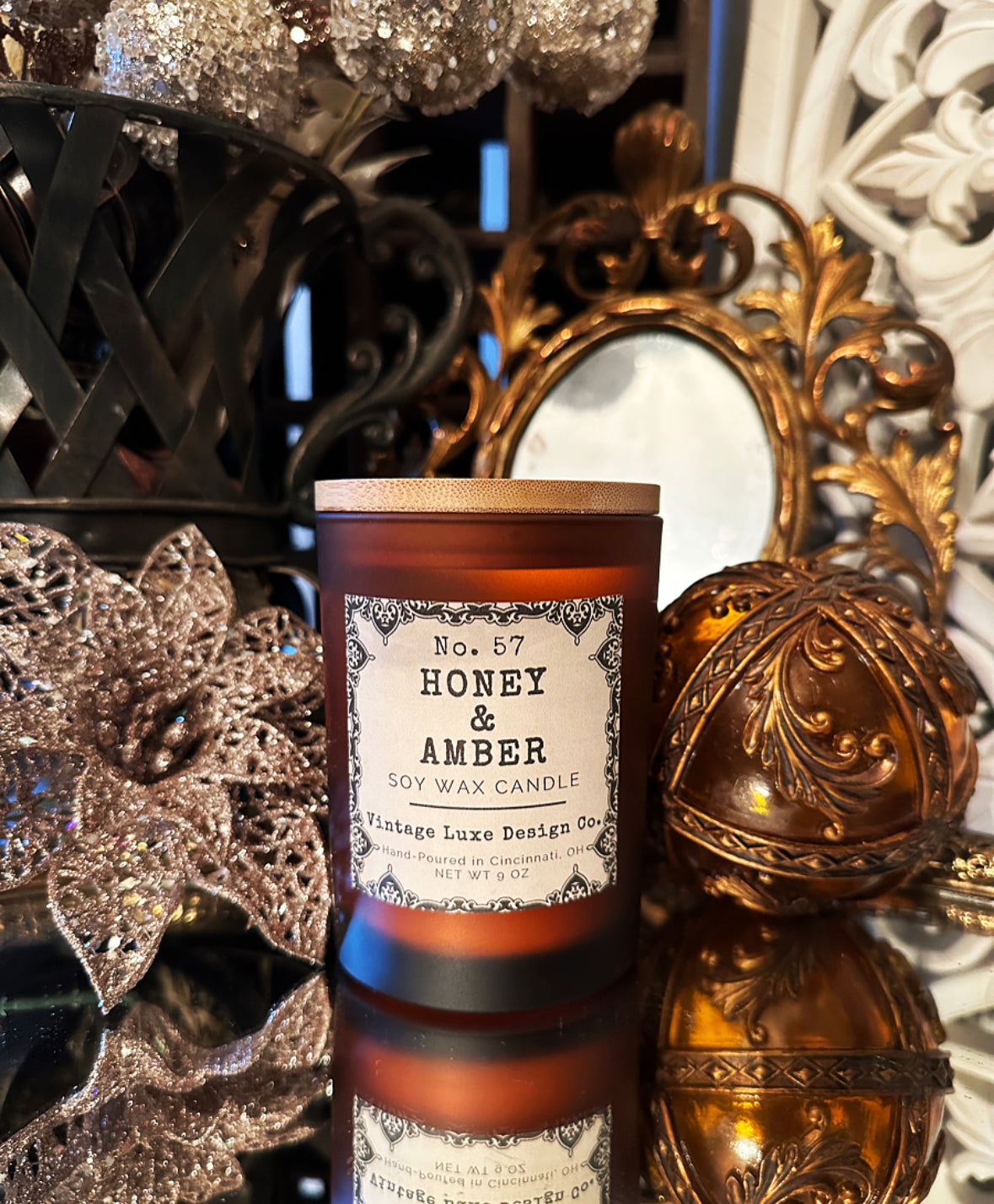 Honey & Amber 10 Oz. Soy Wax Candle