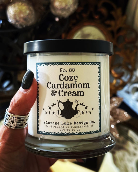Cozy Cardamom & Cream 10 Oz. Soy Wax Candle