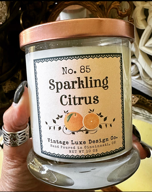 Sparkling Citrus 10 Oz. Soy Wax Candle