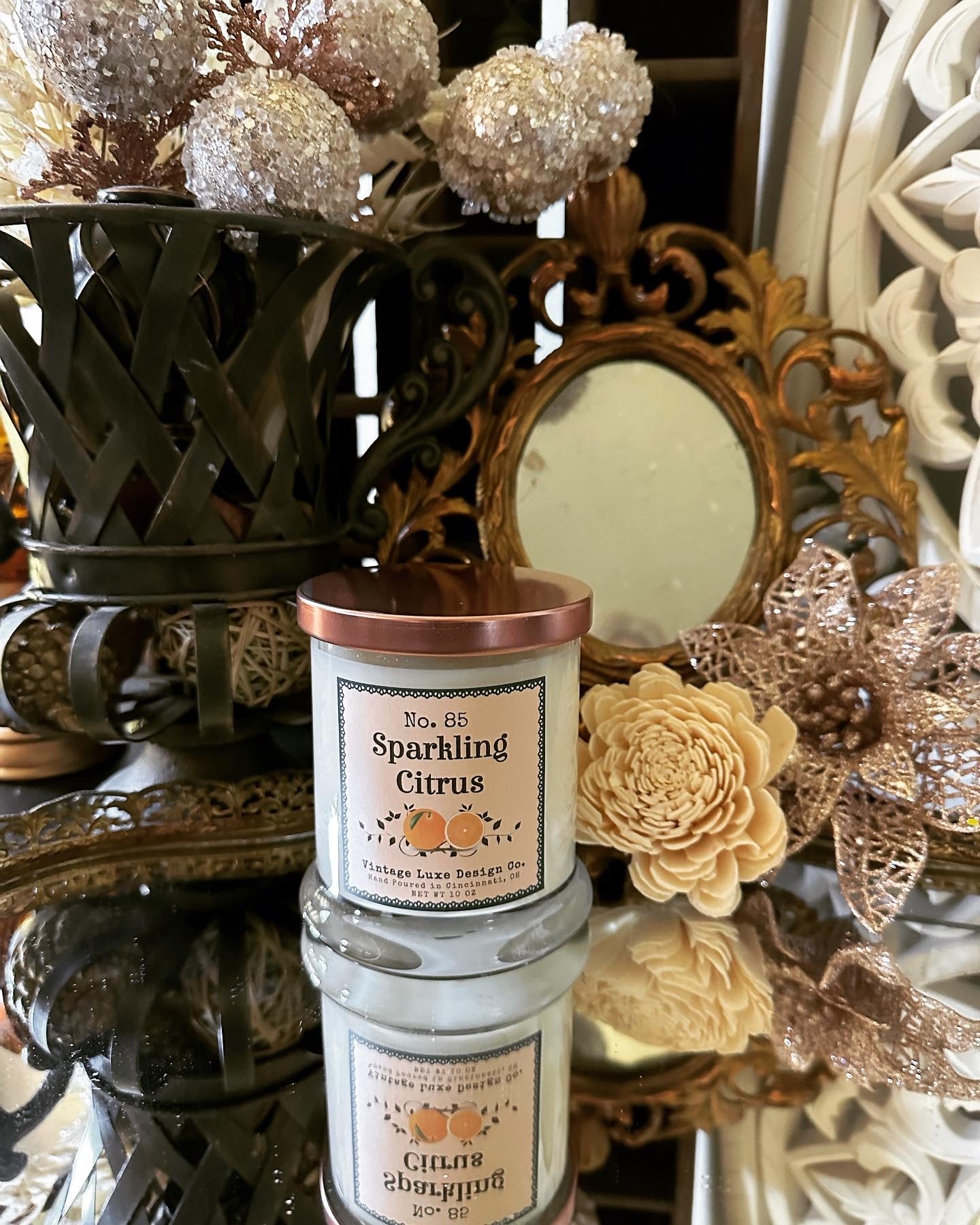 Sparkling Citrus 10 Oz. Soy Wax Candle