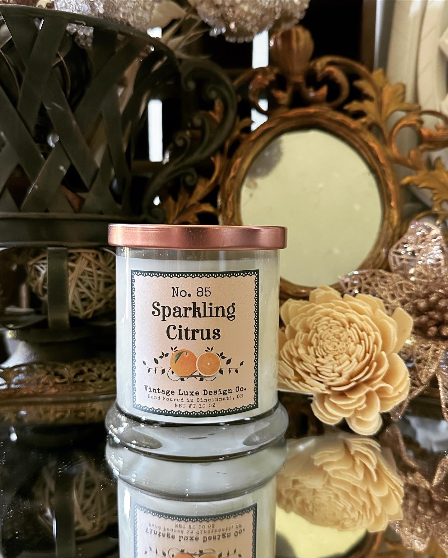 Sparkling Citrus 10 Oz. Soy Wax Candle