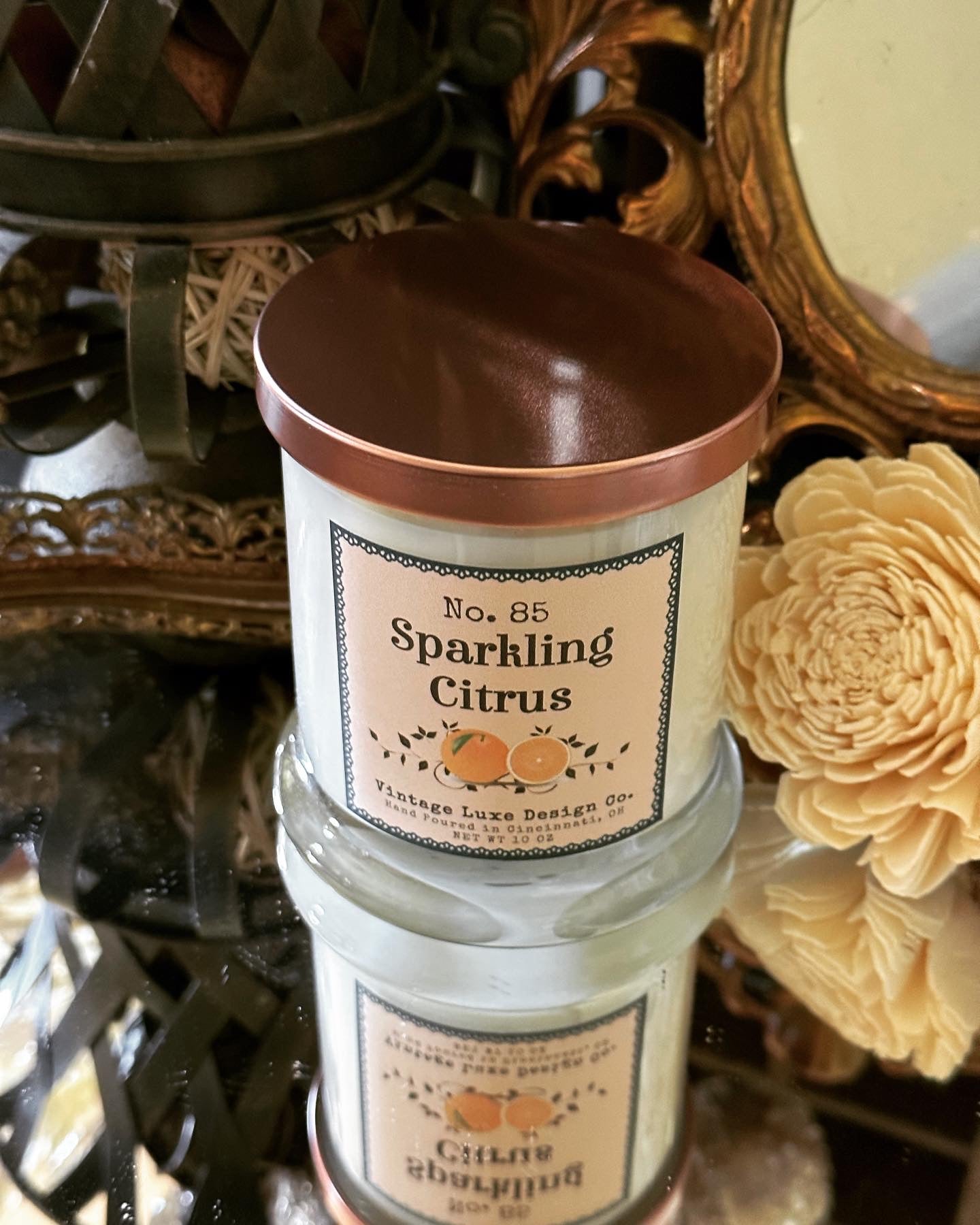 Sparkling Citrus 10 Oz. Soy Wax Candle