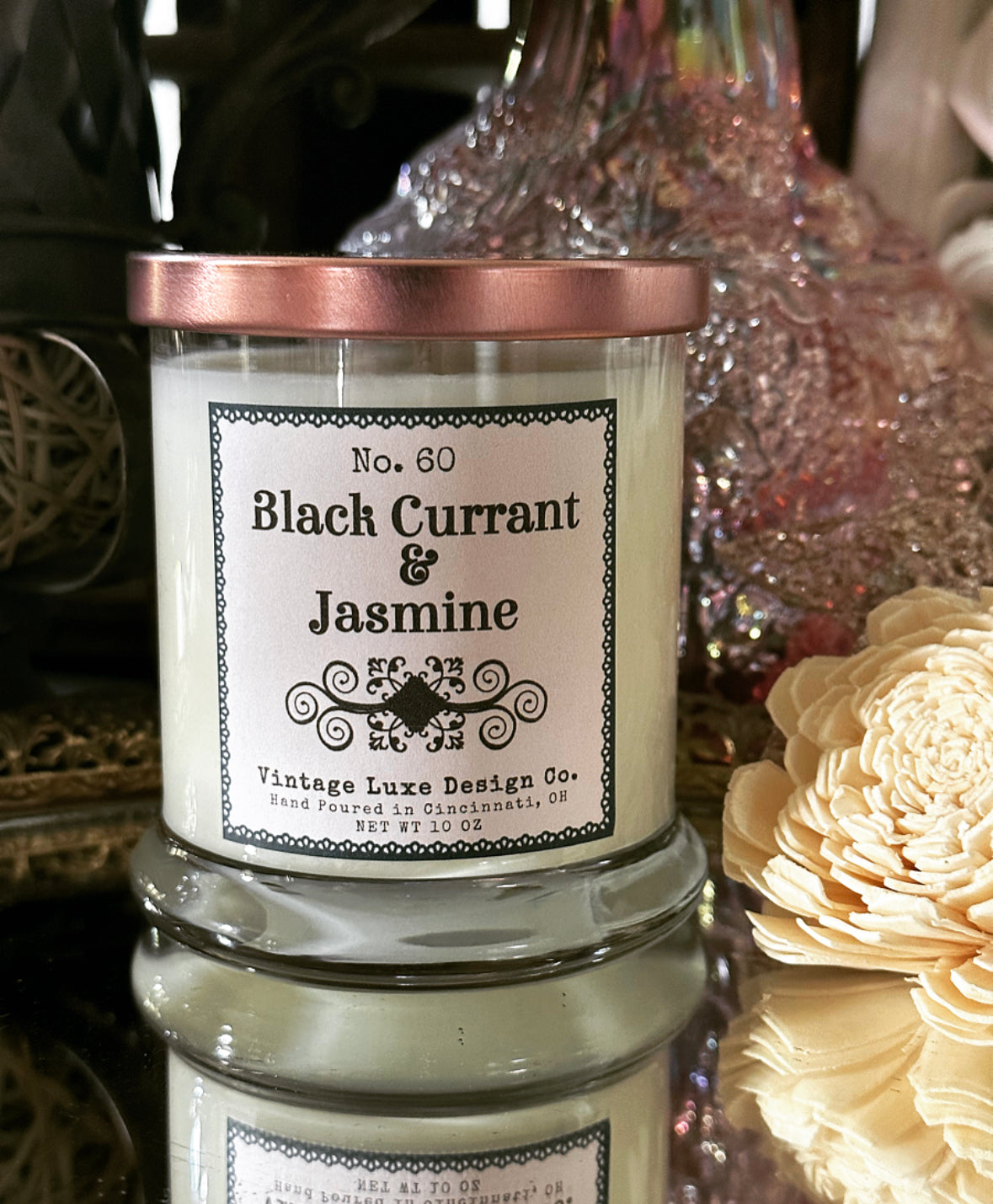 Black Currant & Jasmine 10 Oz. Soy Wax Candle