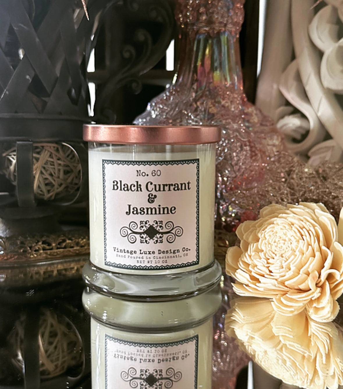 Black Currant & Jasmine 10 Oz. Soy Wax Candle