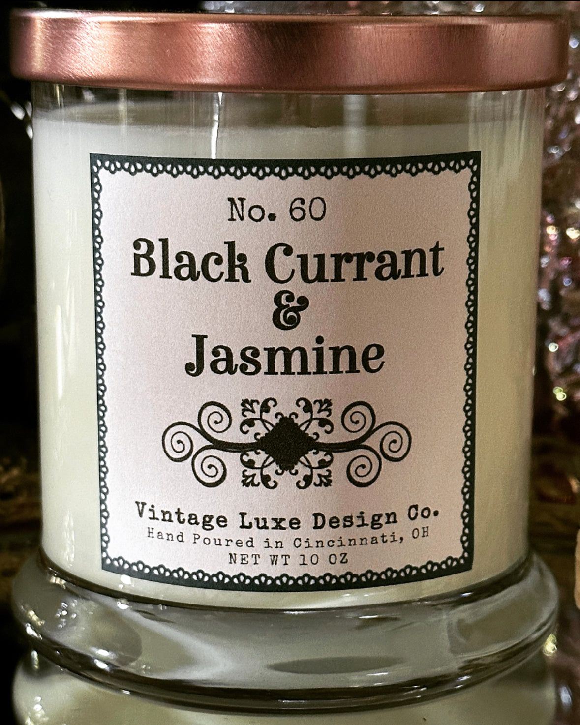 Black Currant & Jasmine 10 Oz. Soy Wax Candle