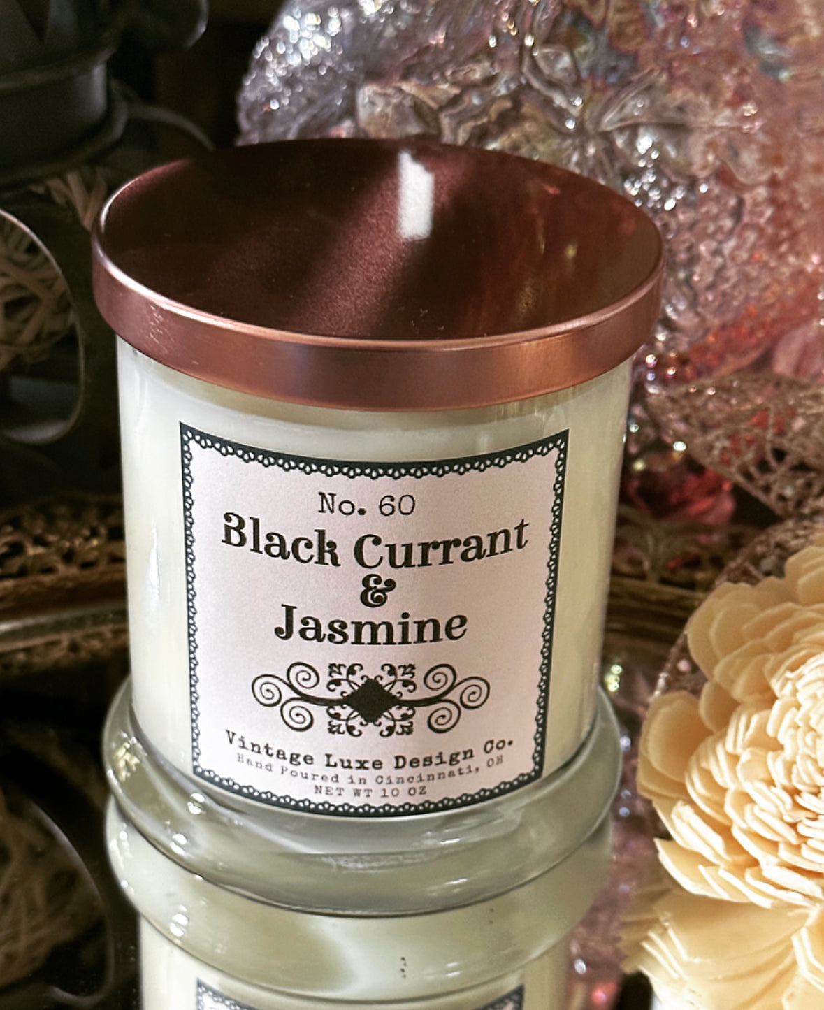 Black Currant & Jasmine 10 Oz. Soy Wax Candle