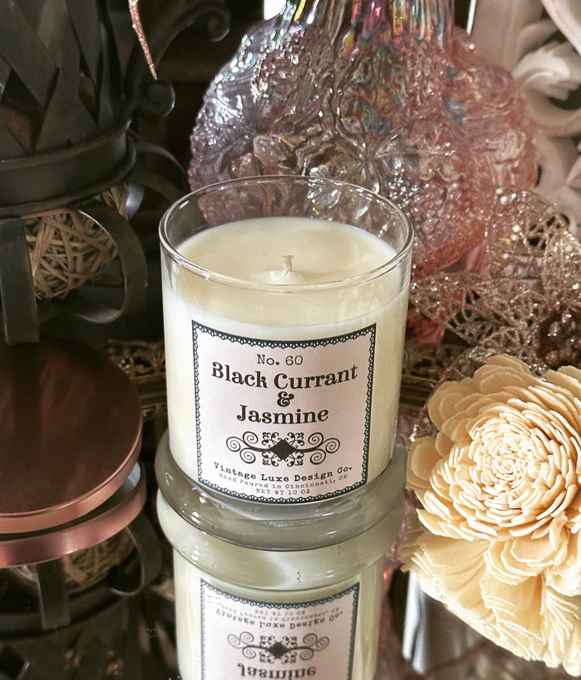 Black Currant & Jasmine 10 Oz. Soy Wax Candle