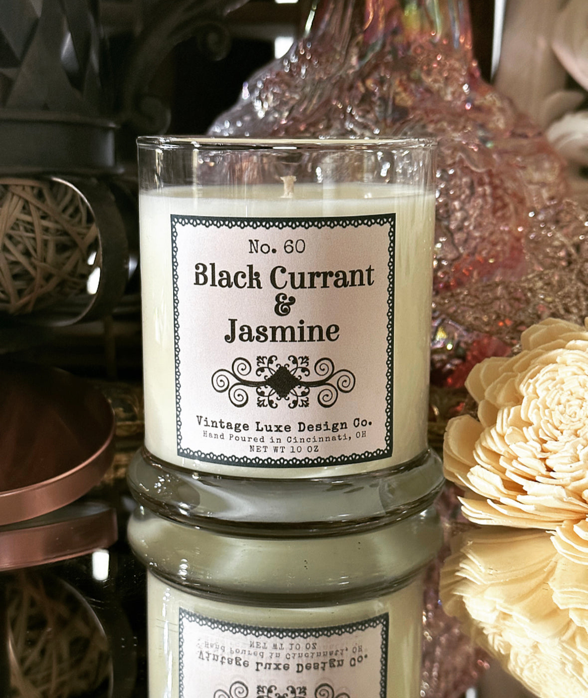 Black Currant & Jasmine 10 Oz. Soy Wax Candle