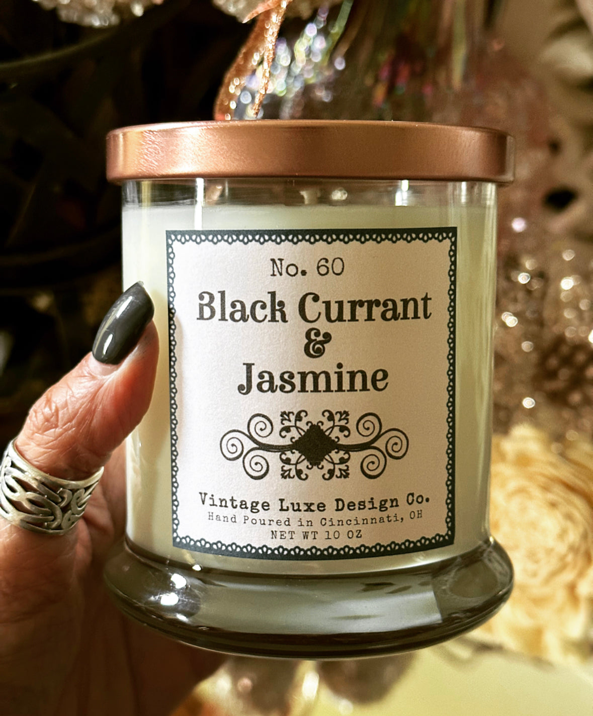 Black Currant & Jasmine 10 Oz. Soy Wax Candle