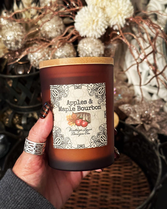 Apple & Maple Bourbon 10 Oz. Soy Wax Candle