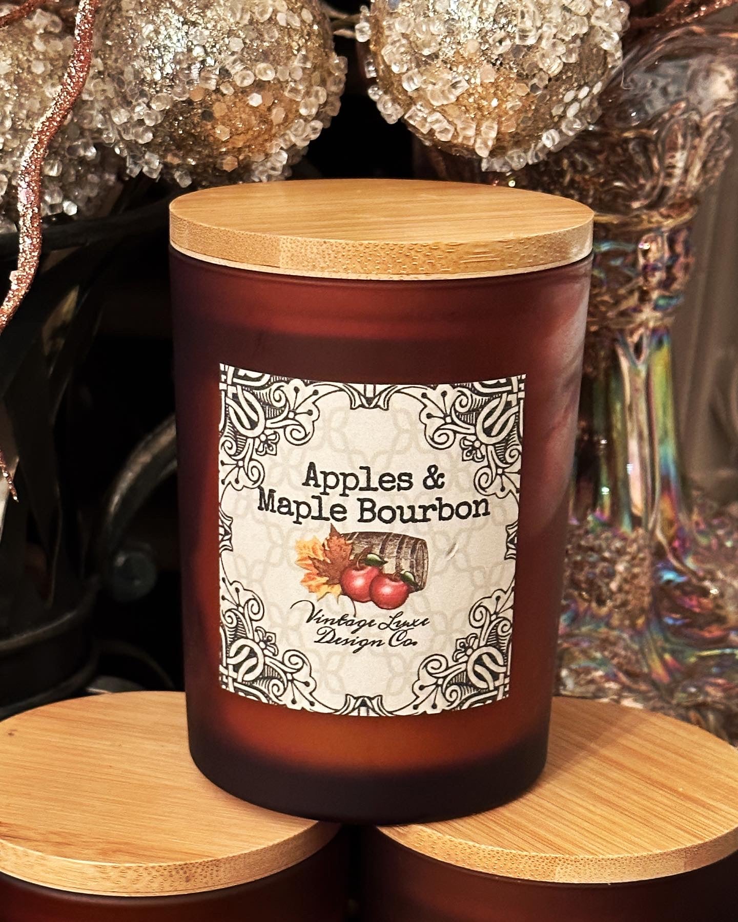 Apple & Maple Bourbon 10 Oz. Soy Wax Candle