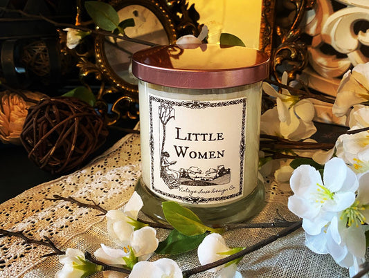 Little Women Magnolia Blossoms 10 Oz. Luxury Soy Wax Candle