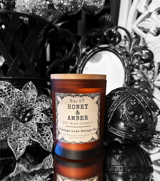 Honey & Amber 10 Oz. Soy Wax Candle