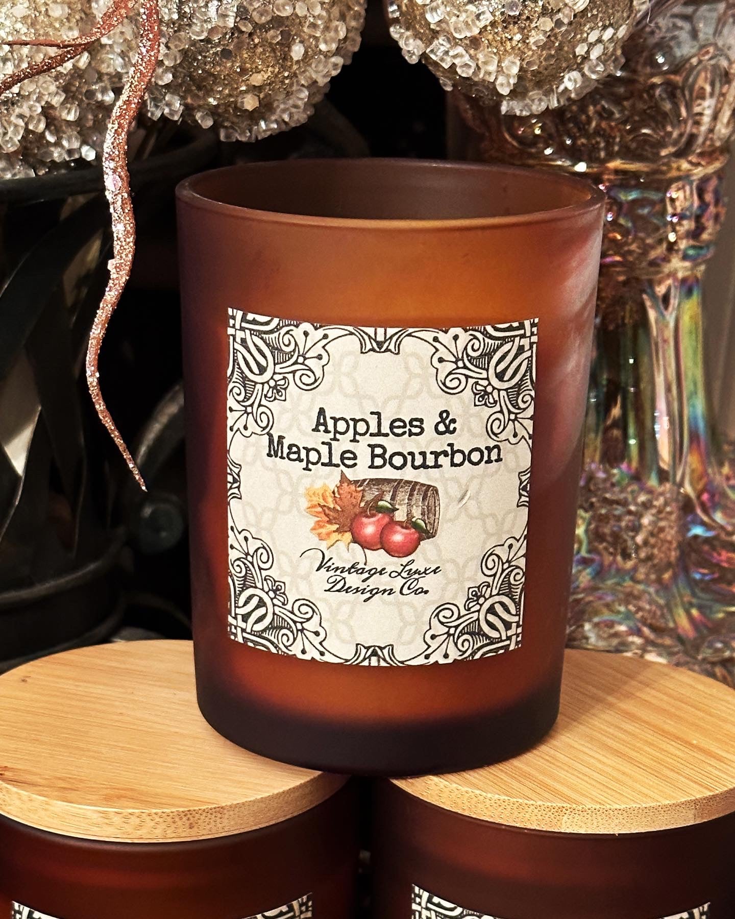 Apple & Maple Bourbon 10 Oz. Soy Wax Candle