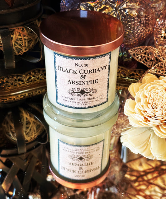 Black Currant & Absinthe 10 Oz. Soy Wax Candle