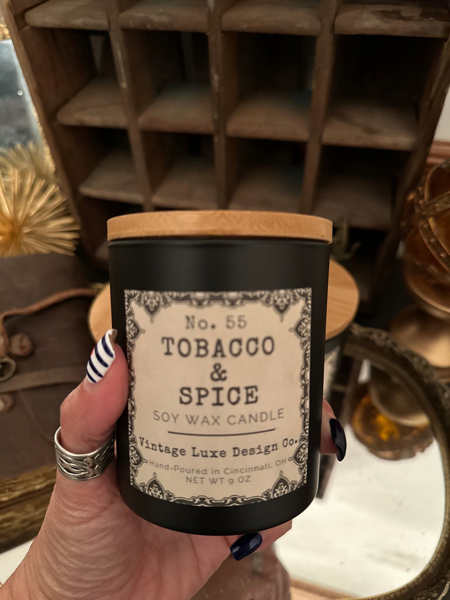 Tobacco & Spice 9 Oz. Luxury Soy Wax Candle