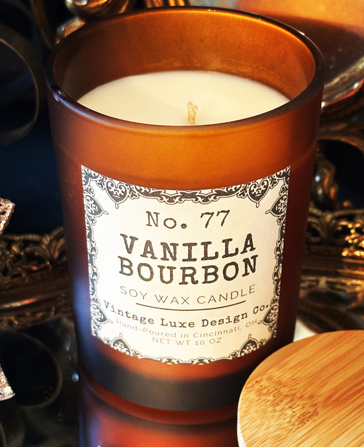 Vanilla Bourbon 10 Oz. Soy Wax Candle