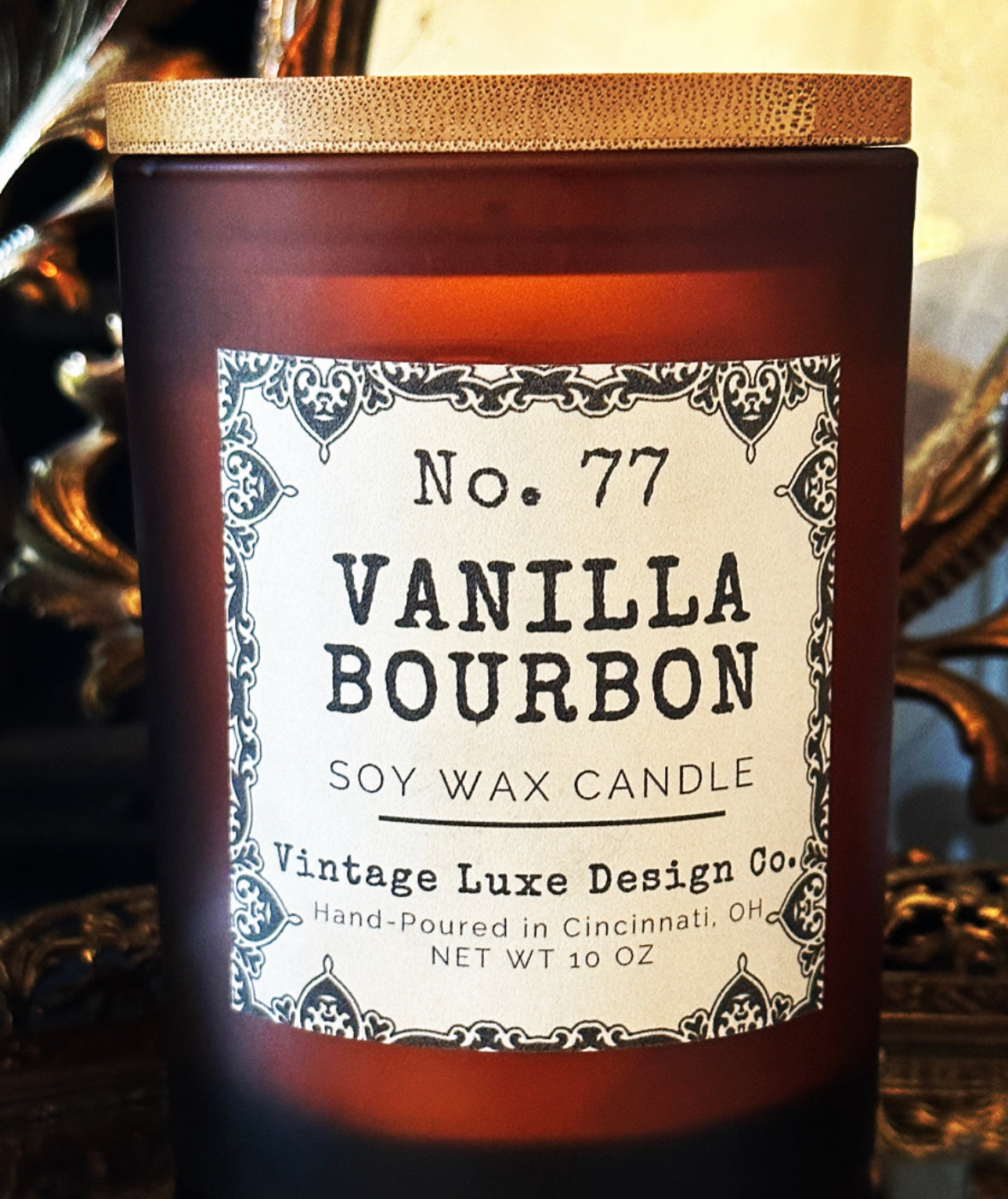 Vanilla Bourbon 10 Oz. Soy Wax Candle