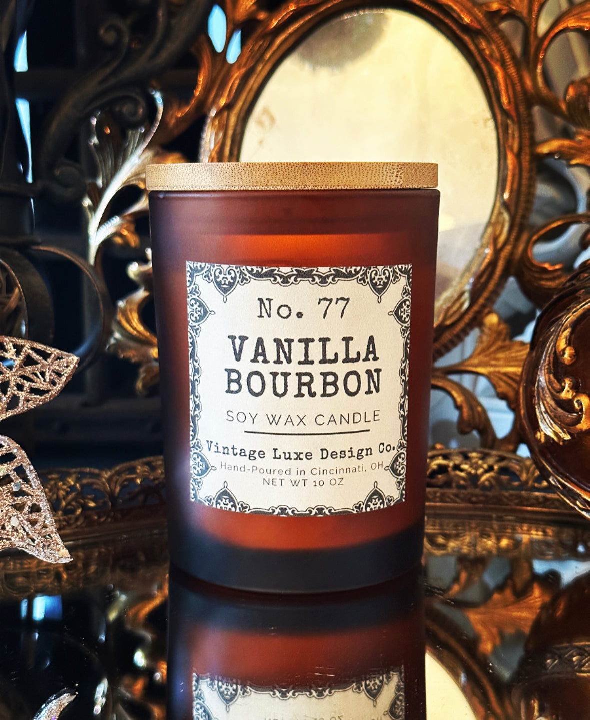 Vanilla Bourbon 10 Oz. Soy Wax Candle