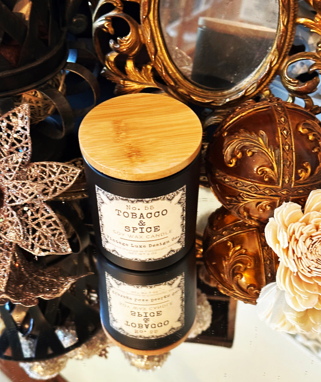 Tobacco & Spice 9 Oz. Luxury Soy Wax Candle