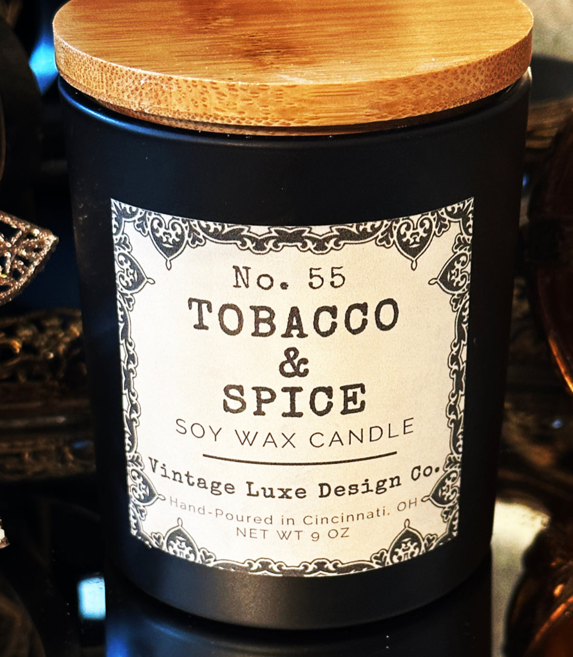 Tobacco & Spice 9 Oz. Luxury Soy Wax Candle